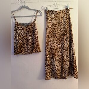 Zara leopard set